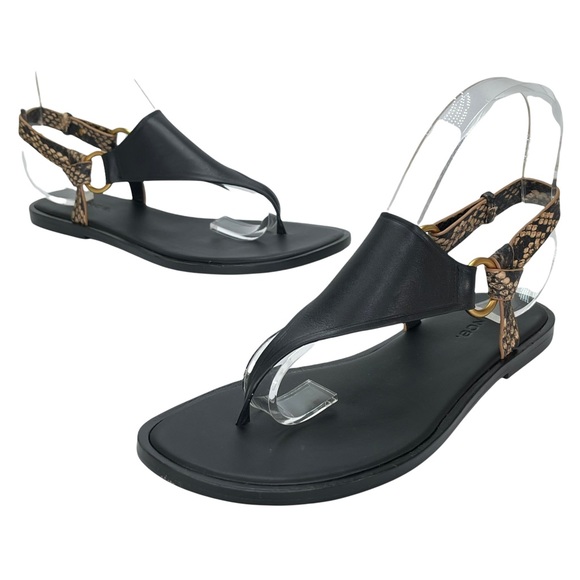 Vince Pharis Leather Womens Slingback Thong Sandals Size 7.5M - Picture 9 of 12